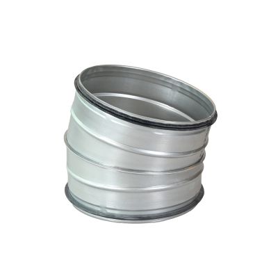 Spiro Bocht 15° Ø 400 mm. SAFE (met rubber) Segment
