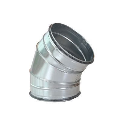 Spiro Bocht 45° Ø 400 mm. SAFE (met rubber) Segment