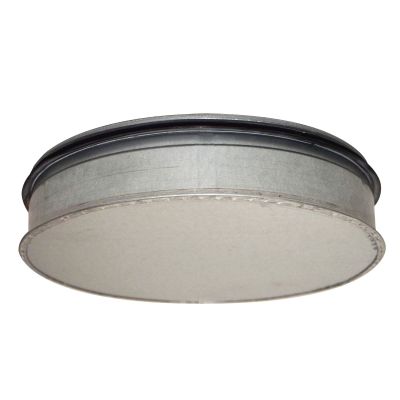 Spiro Deksel voor Buis Ø 400 mm. SAFE (met rubber)