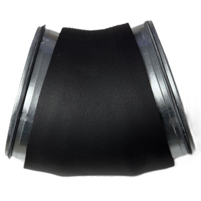 Climaduct 13mm bocht diameter 355 45 graden geisoleerd