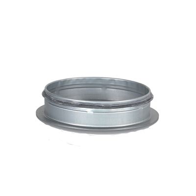 Spiro Platte Aftakking 90° Ø 150 mm. SAFE (met rubber)