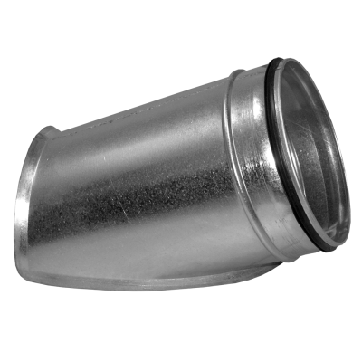 Spiro Zadelstuk 45° Ø 400-160 mm. SAFE (met rubber)